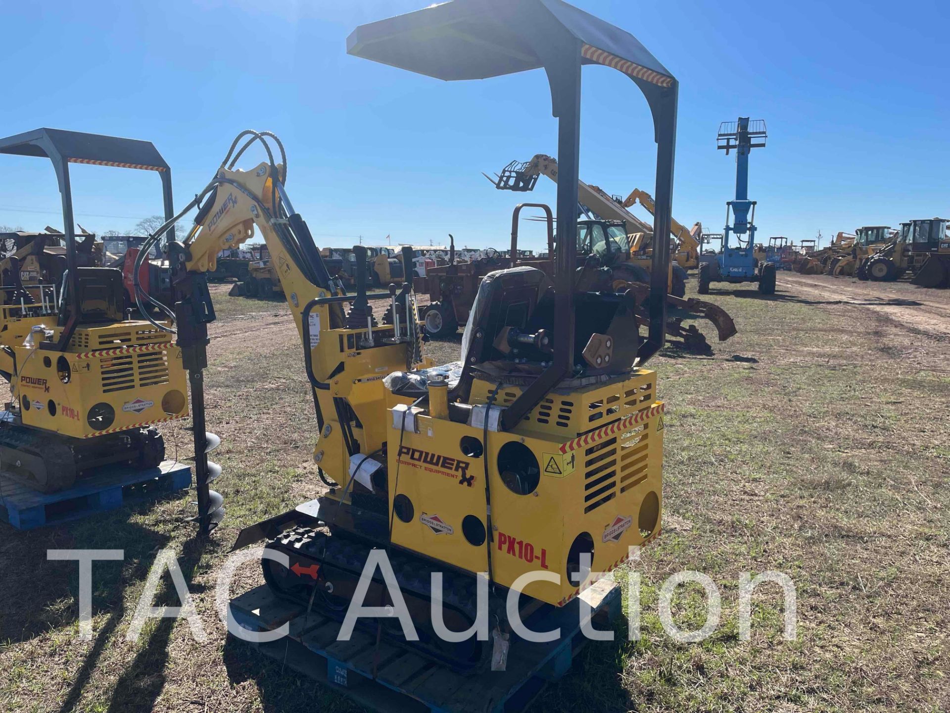 2023 Power X PX10-L Mini Excavator W/ Auger and Bucket - Image 3 of 23