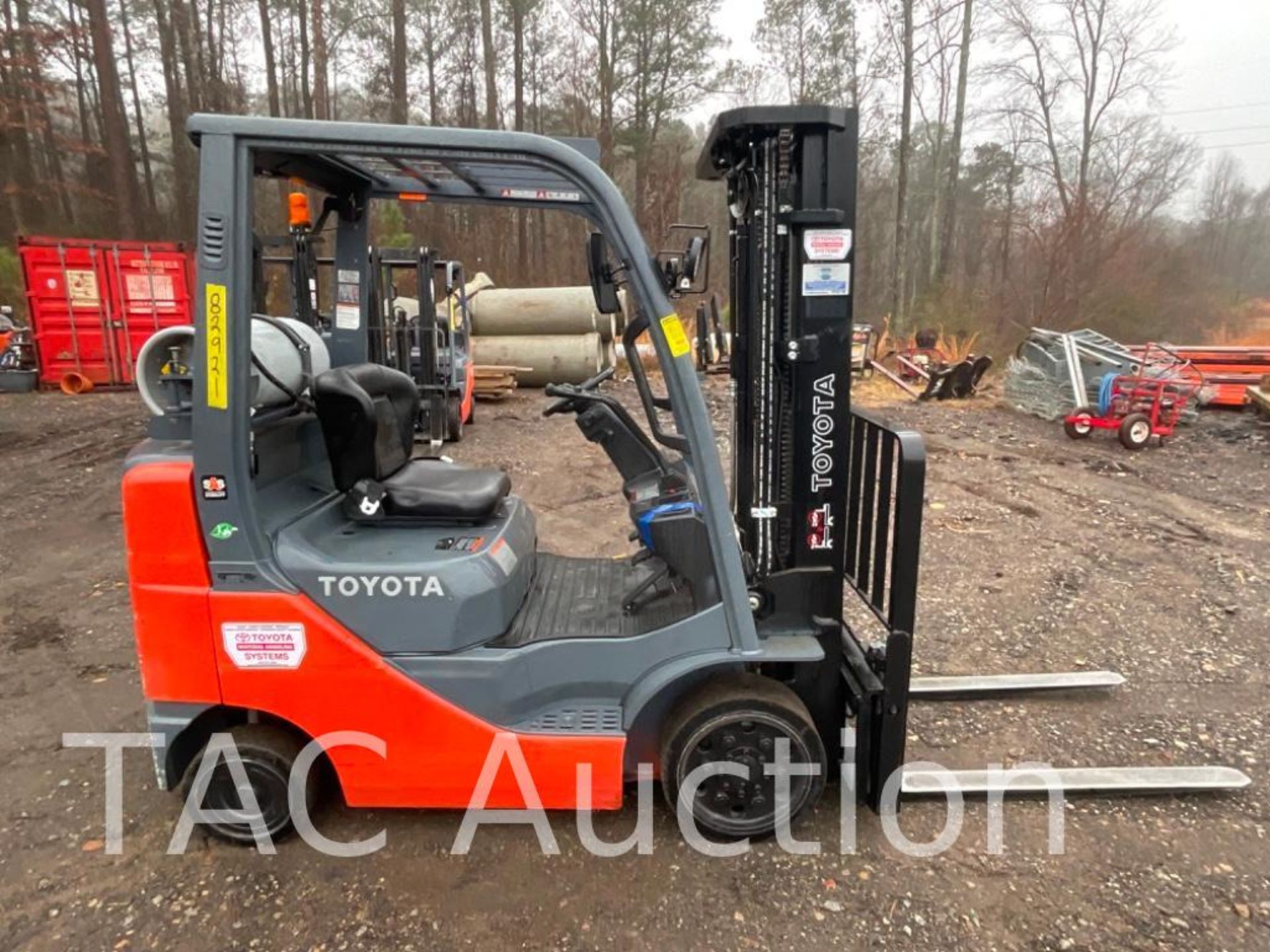 2017 Toyota 8FGCU25 4500lb Forklift - Bild 6 aus 28