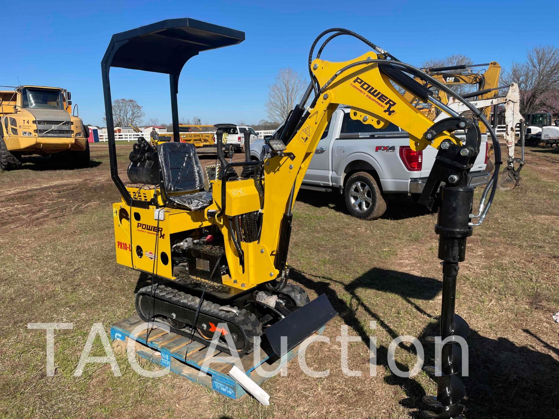 2023 Power X PX10-L Mini Excavator W/ Auger and Bucket - Image 7 of 23