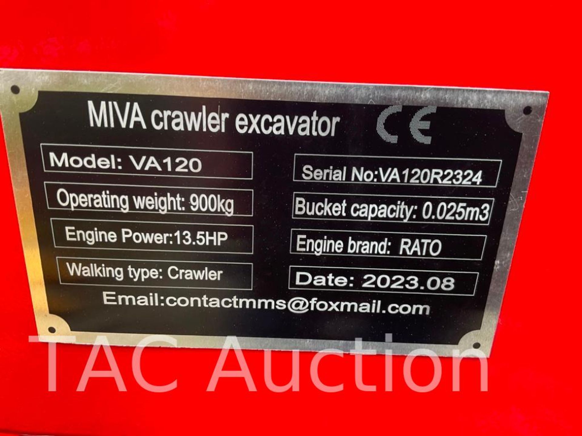 New 2023 MIVA Mini Excavator - Image 22 of 22