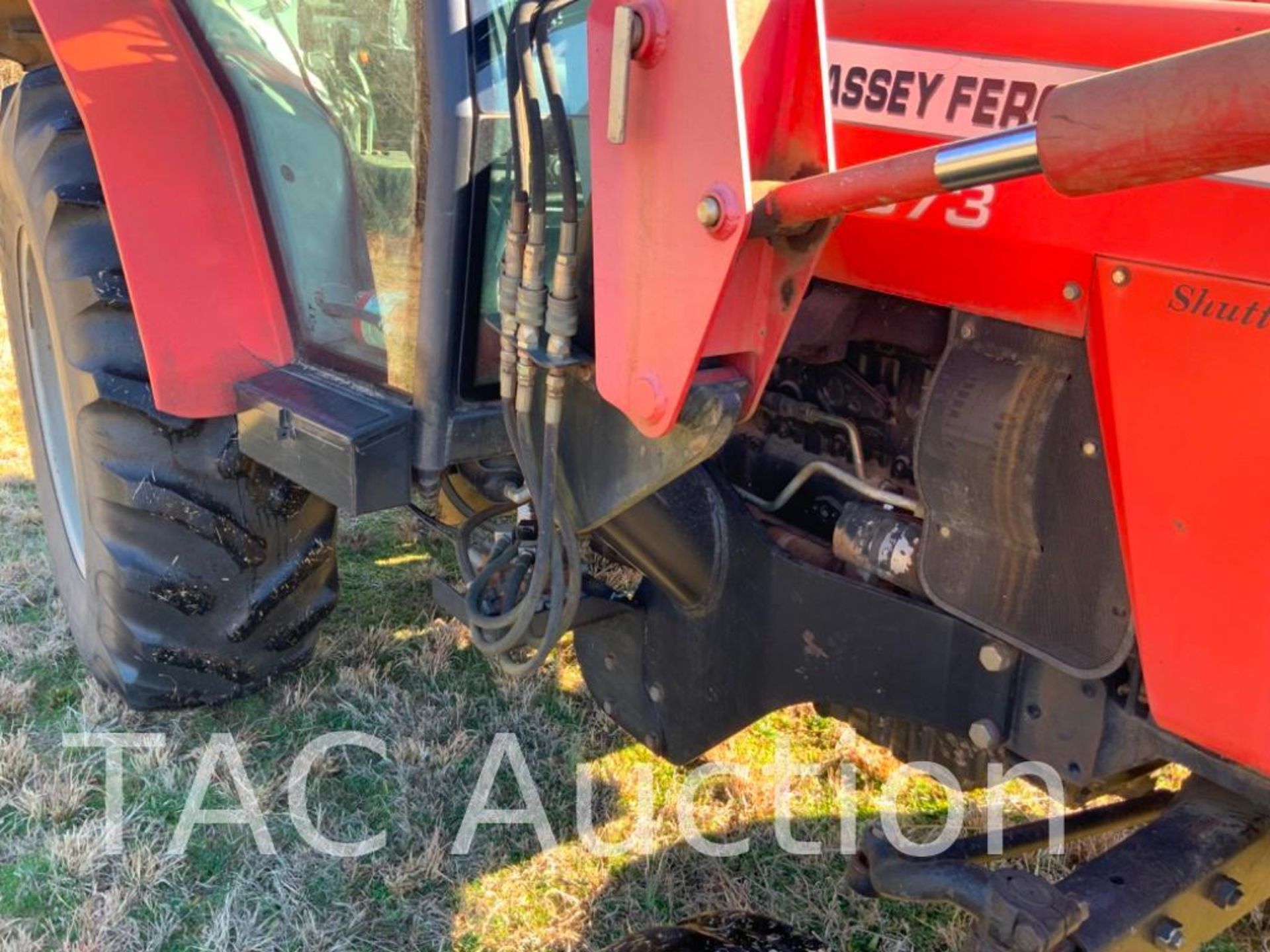 Massey Ferguson 573 Tractor W/ Hay Spear - Image 25 of 36