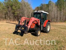 Massey Ferguson 573 Tractor W/ Hay Spear