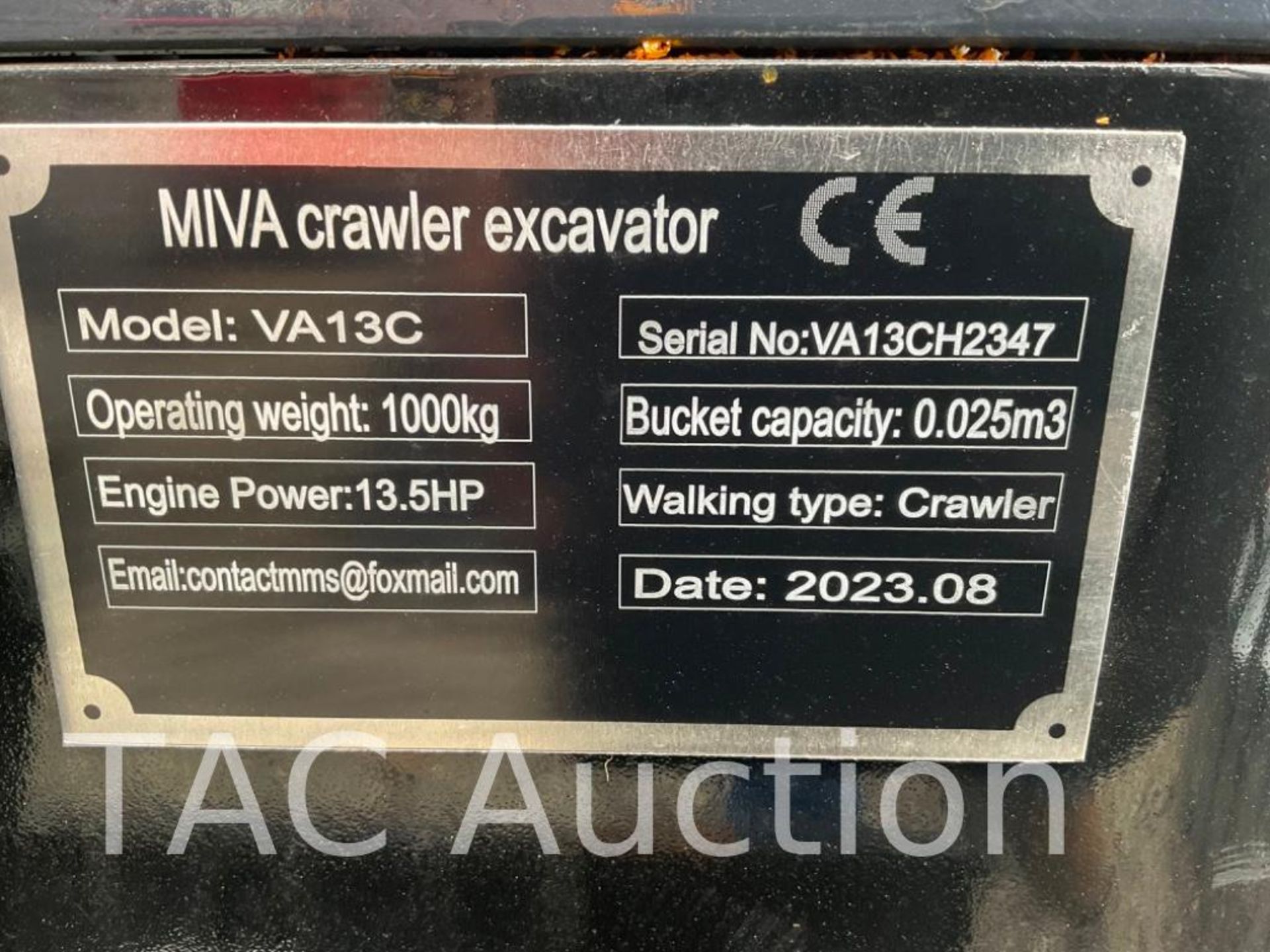 New 2023 MIVA Enclosed Cab Mini Excavator - Image 22 of 22