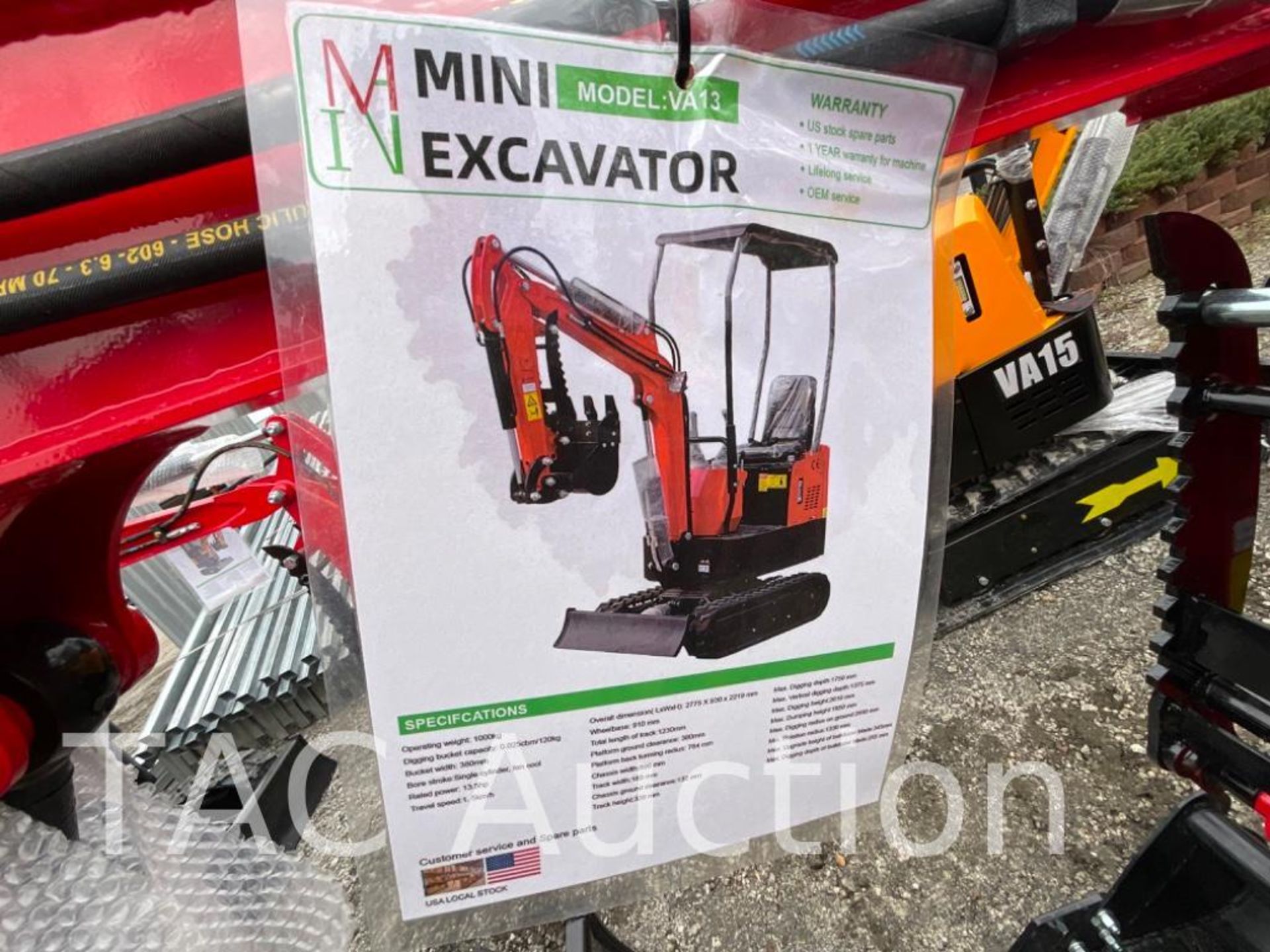 New 2023 MIVA Mini Excavator - Image 19 of 21