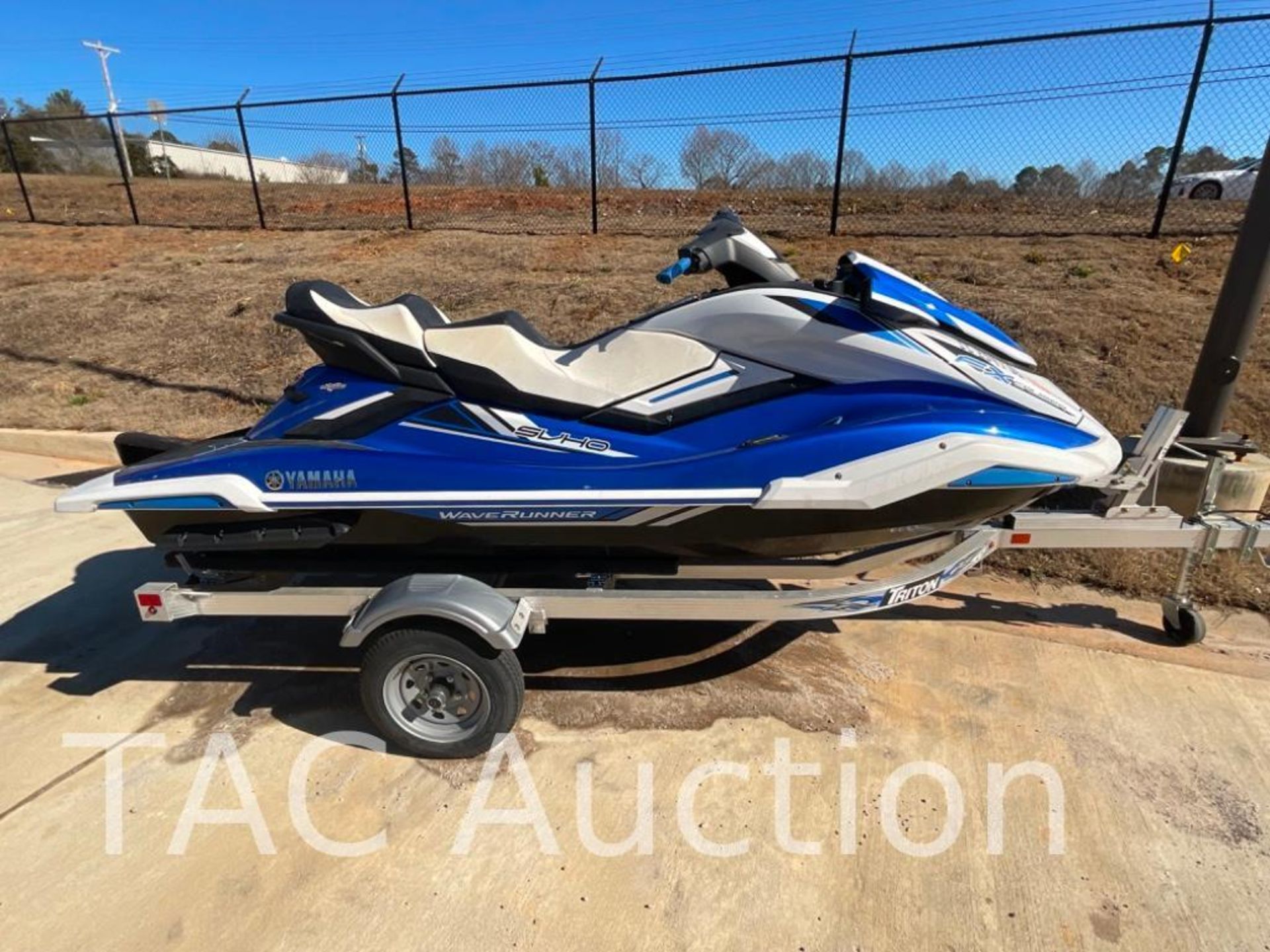 2020 Yamaha FX Cruiser SVHO Wave Runner W/ Trailer - Image 7 of 24