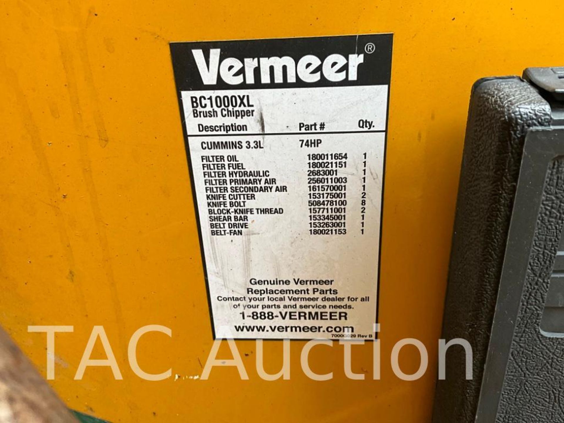 2014 Vermeer BC1000XL Wood Chipper - Image 23 of 25