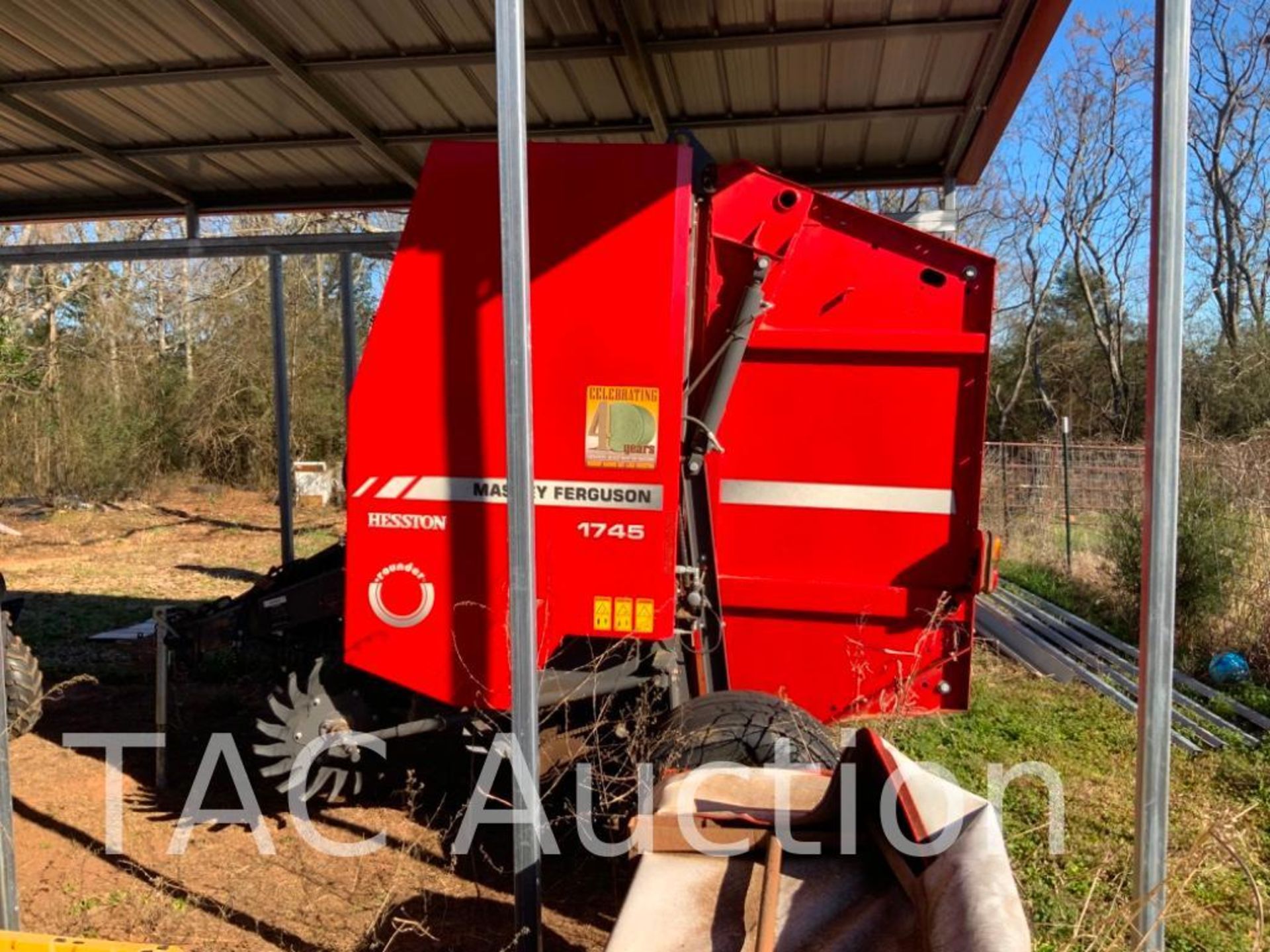 Massey Ferguson 1745 Round Hay Baler - Image 2 of 22