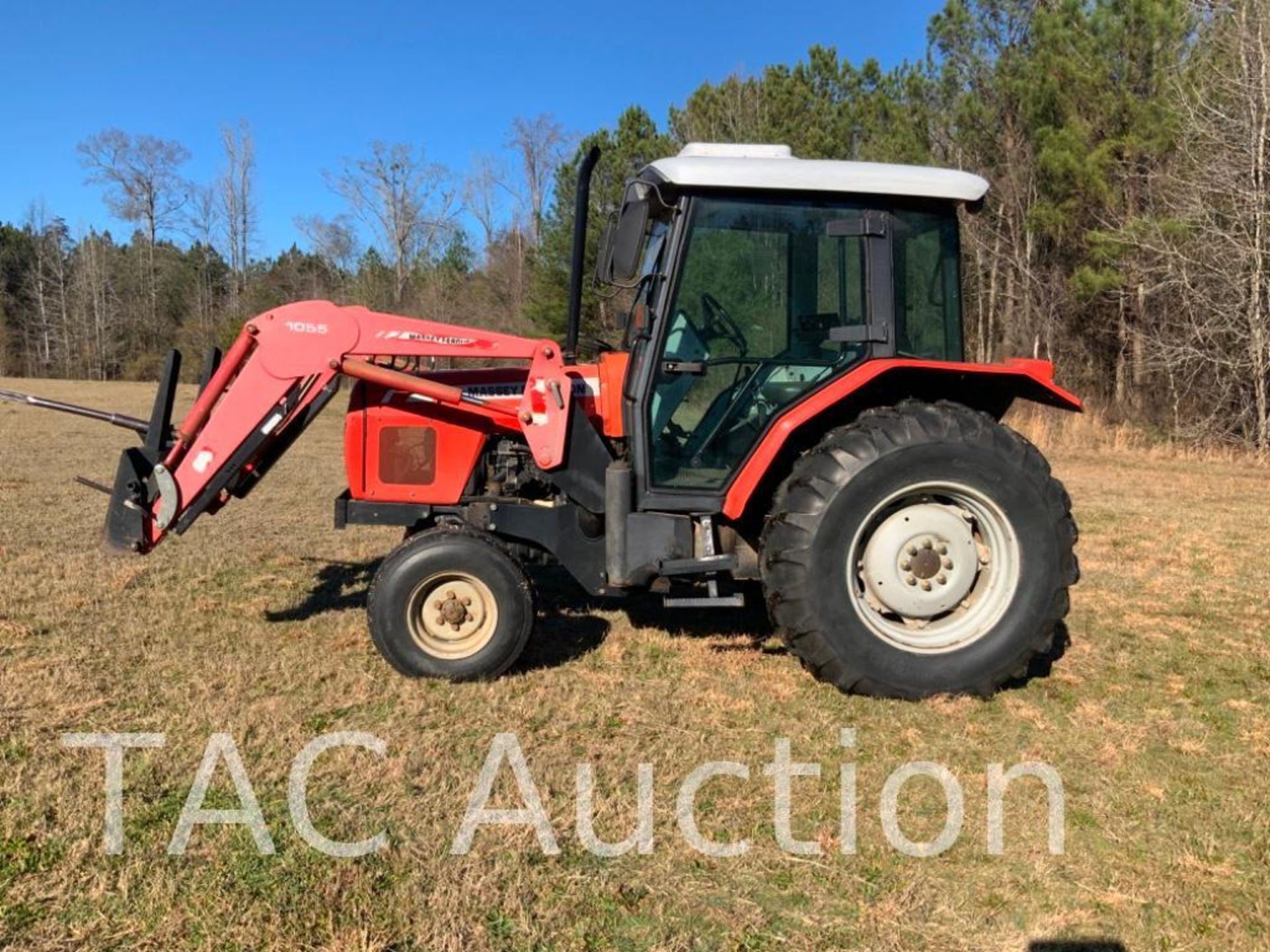 Massey Ferguson 573 Tractor W/ Hay Spear - Image 2 of 36