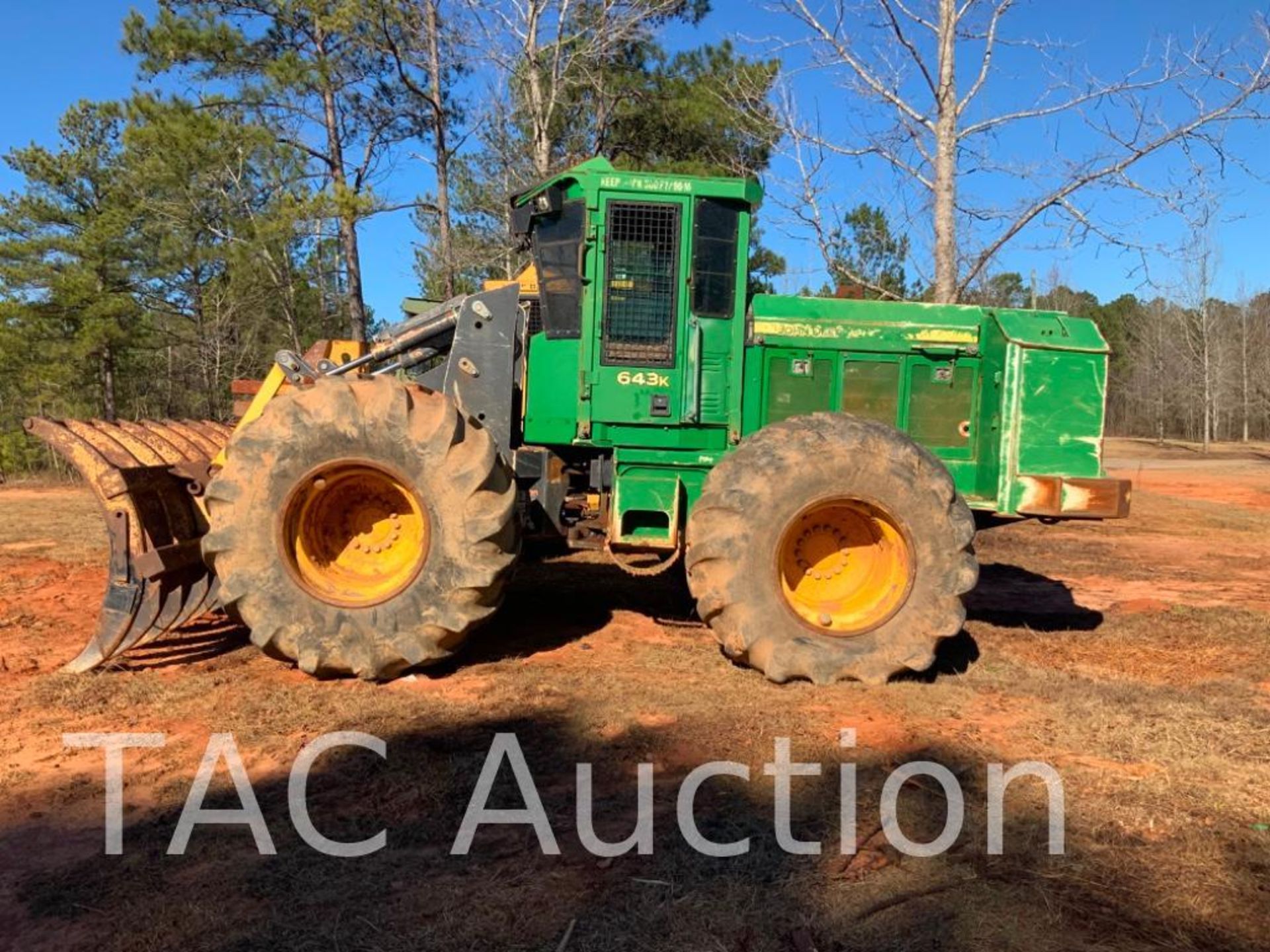 2013 John Deere 643K Feller Buncher W/ Front Rake - Image 2 of 44