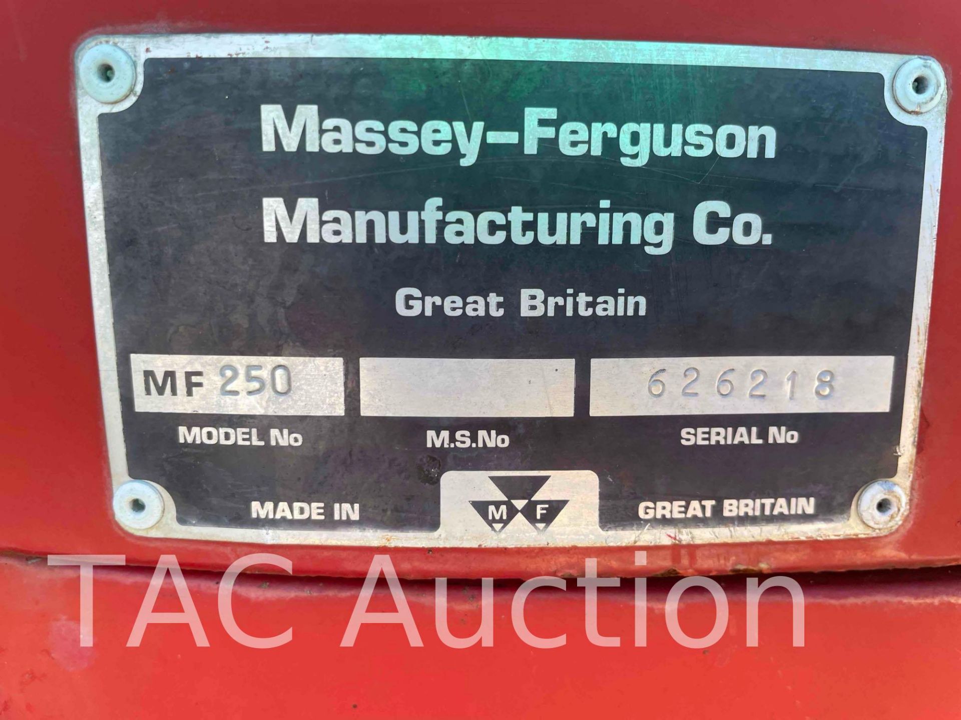 Massey Ferguson 250 2WD Farm Tractor - Image 34 of 34