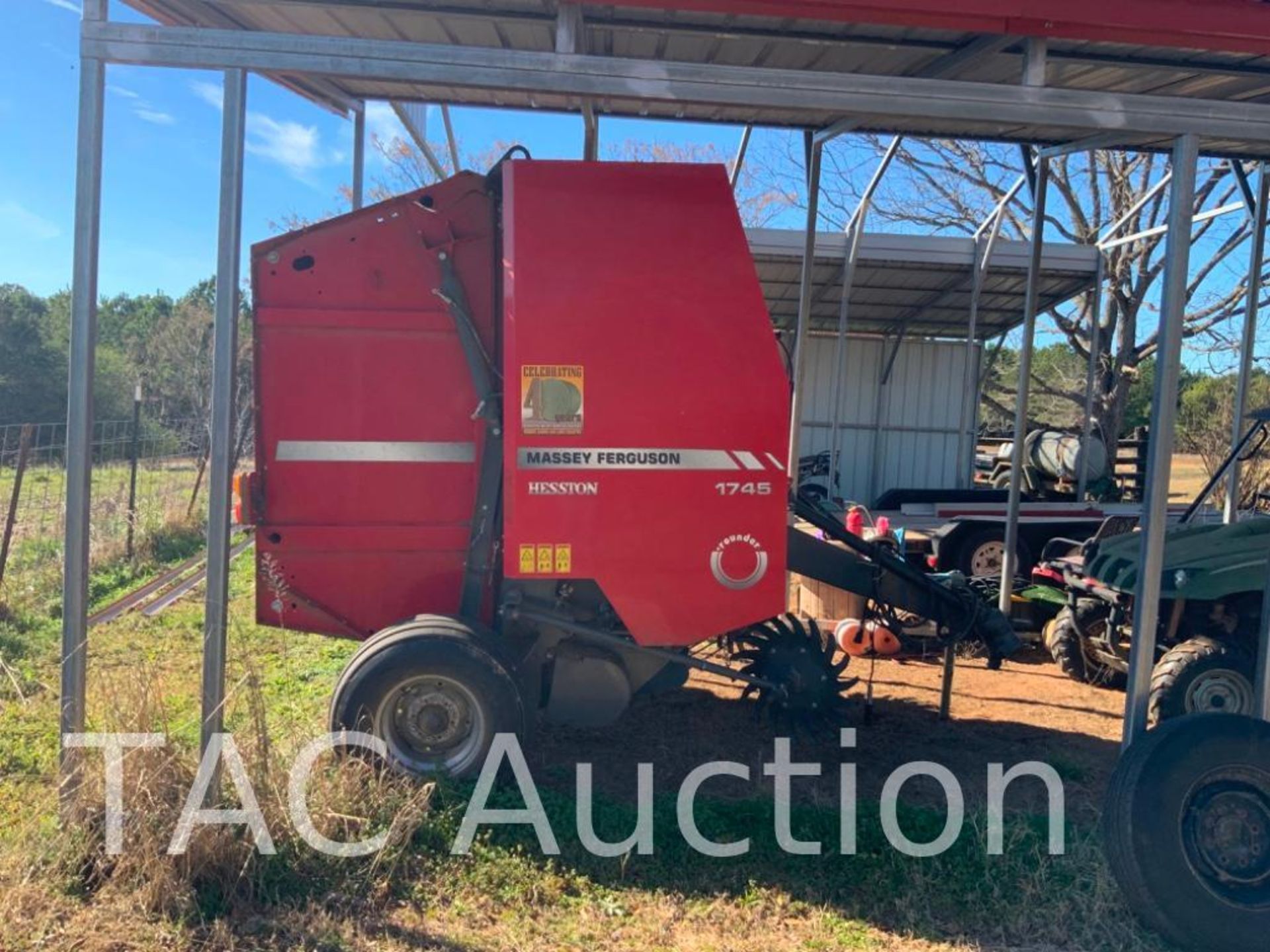 Massey Ferguson 1745 Round Hay Baler - Image 3 of 22