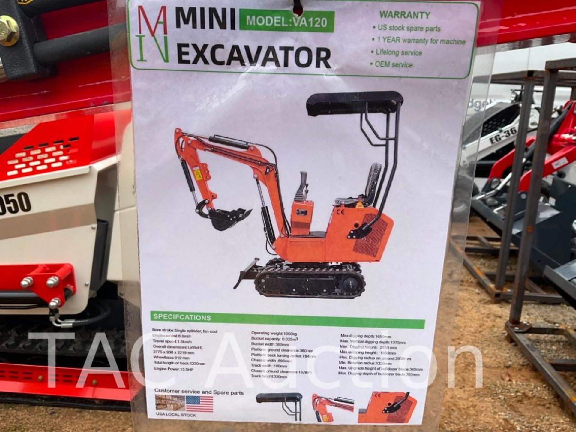 New 2023 MIVA Mini Excavator - Image 20 of 22