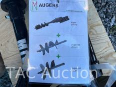 New (3) Piece Mini Excavator Auger Set