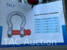 (38) New Screw Pin Anchor Shackles