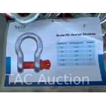 (38) New Screw Pin Anchor Shackles