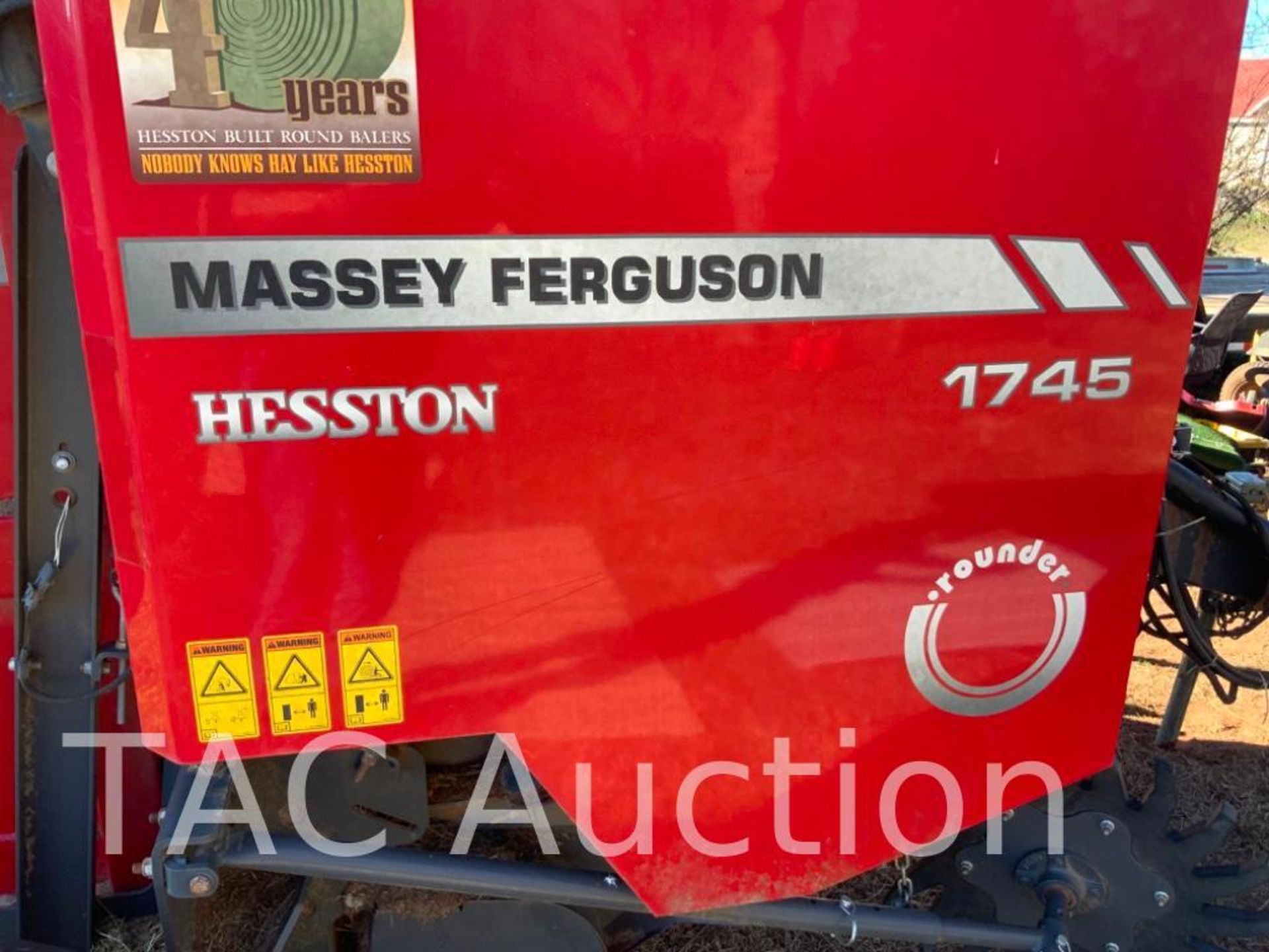 Massey Ferguson 1745 Round Hay Baler - Image 21 of 22