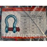 (38) New Screw Pin Anchor Shackles​​​​​​​