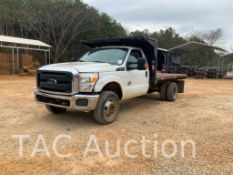 2015 Ford F-350 Super Duty 4x4 Flatbed Truck