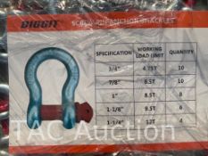 (38) New Screw Pin Anchor Shackles