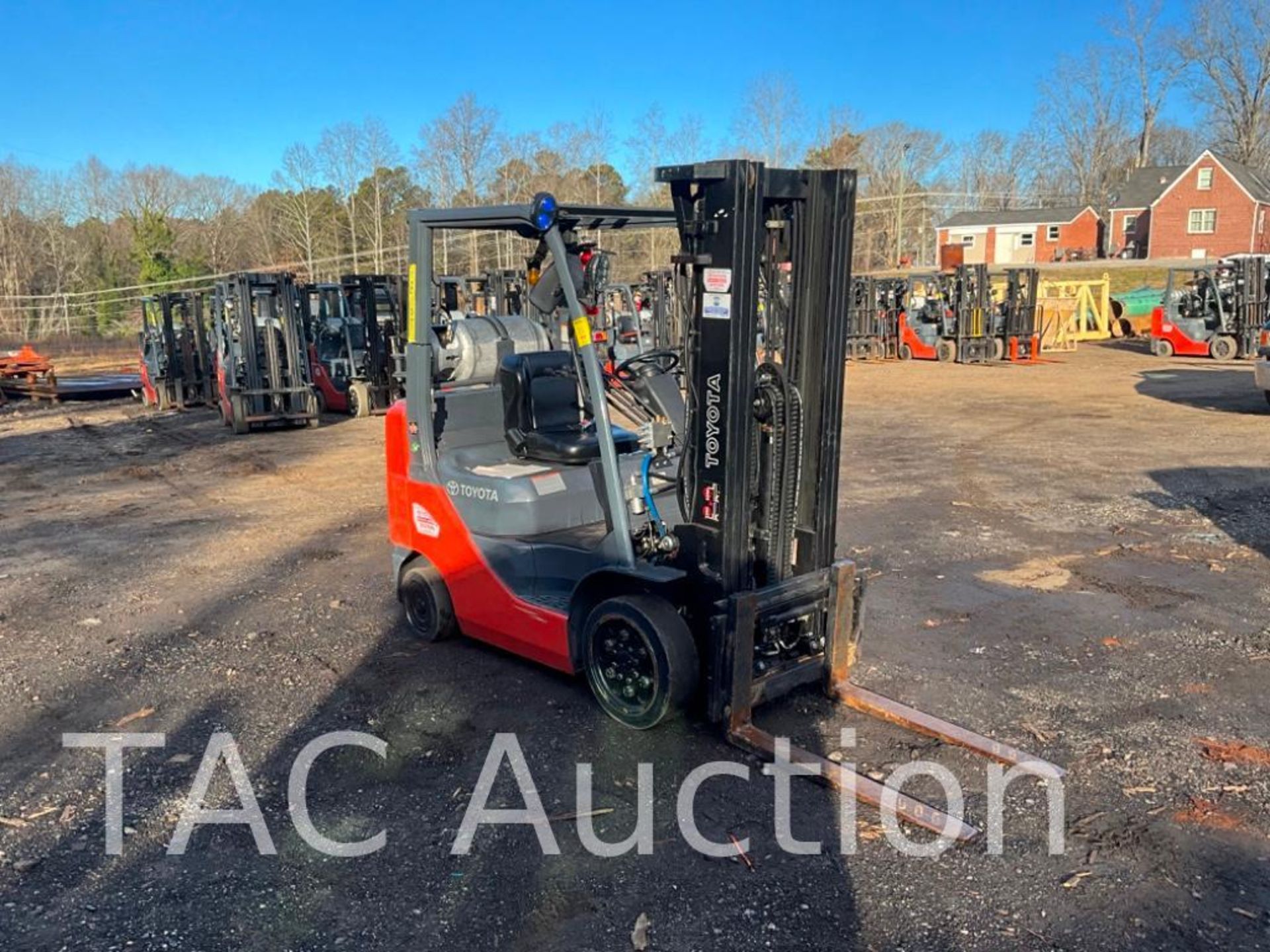 2008 Toyota 8FGCU25 5000lb Forklift - Image 7 of 32