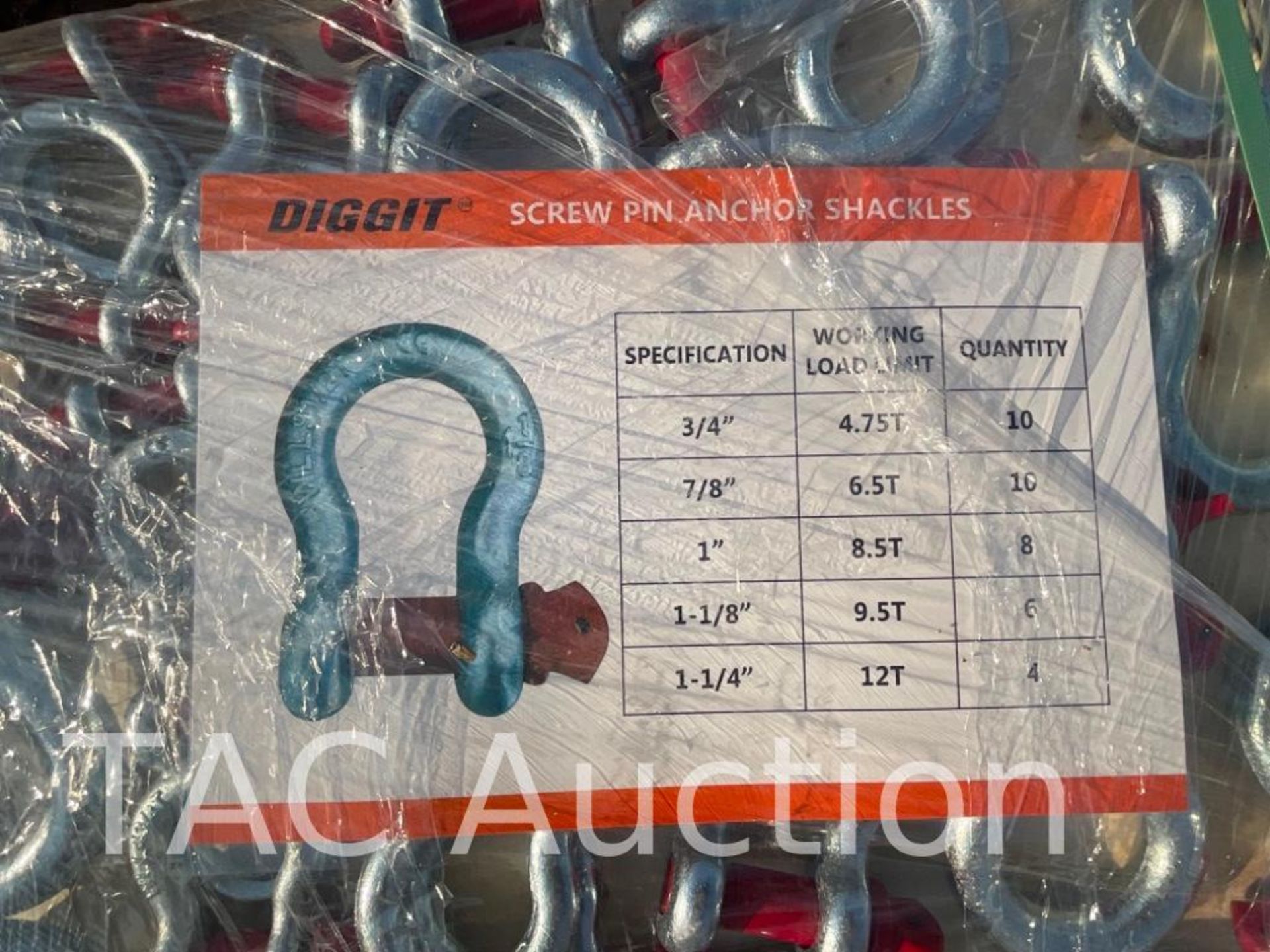 (38) New Screw Pin Anchor Shackles​​​​​​​