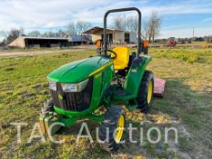 2019 John Deere 3043D Compact Tractor W/ 6ft Bush Hog