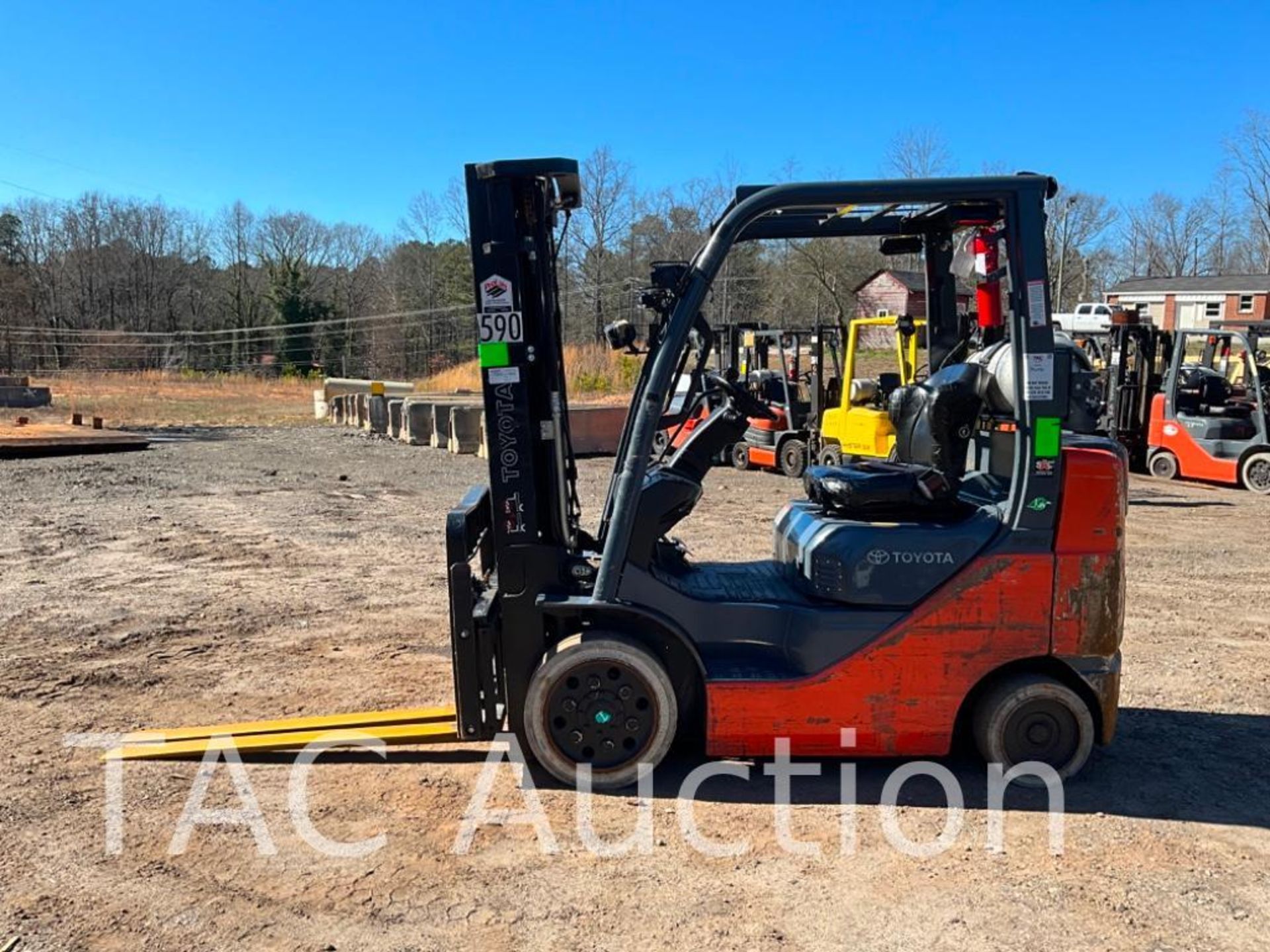 2018 Toyota 8FGCU25 5000lb Forklift - Image 2 of 34