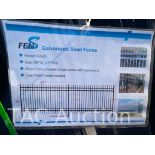 New Powder Coated Galvanized Steel Fencing