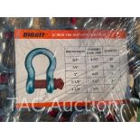 (38) New Screw Pin Anchor Shackles​​​​​​​