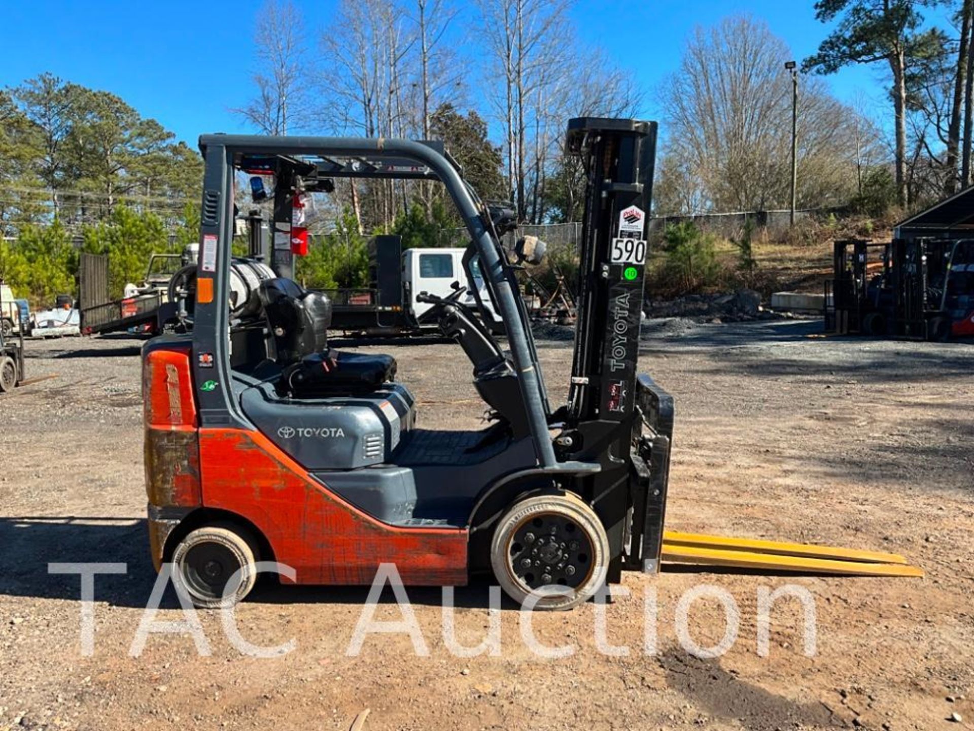 2018 Toyota 8FGCU25 5000lb Forklift - Image 6 of 34