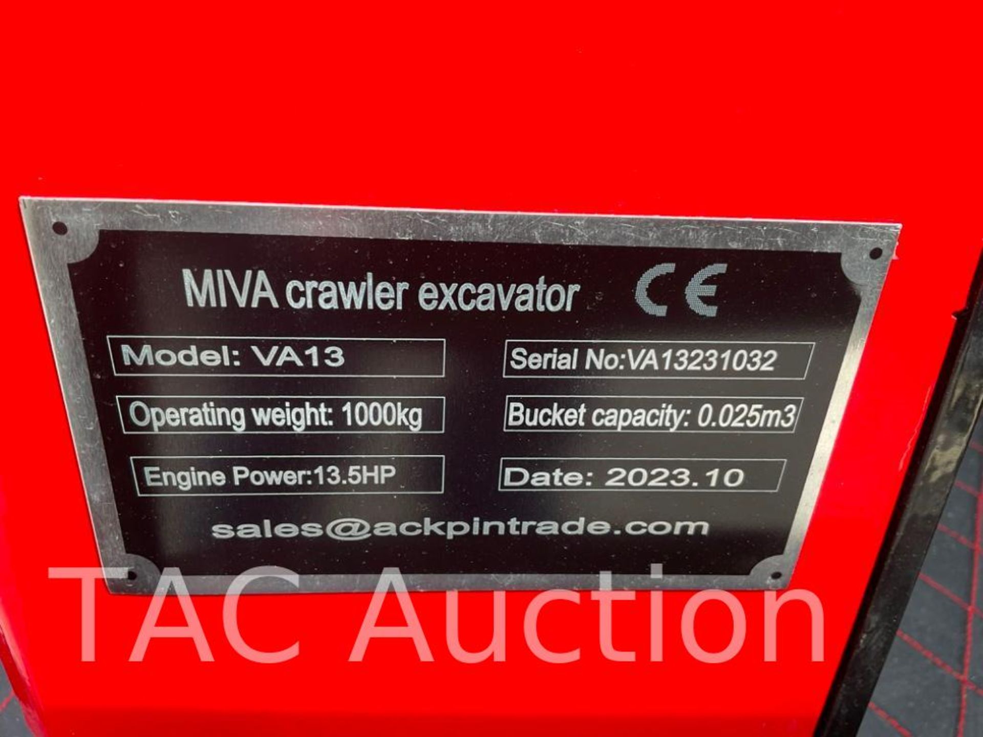 New MIVA VA13 Mini Excavator - Image 18 of 19
