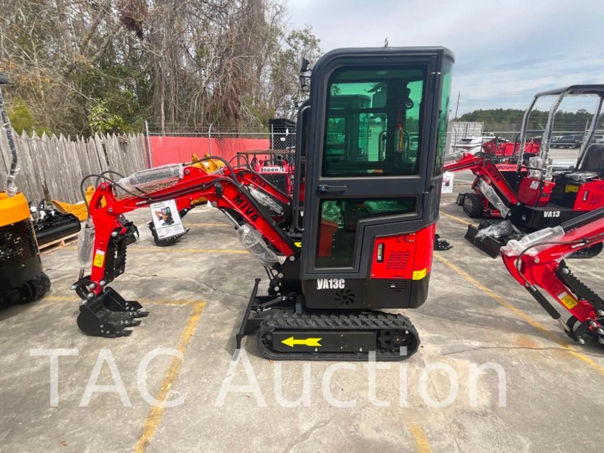 New MIVA VA13C Enclosed Cab Mini Excavator - Image 2 of 23