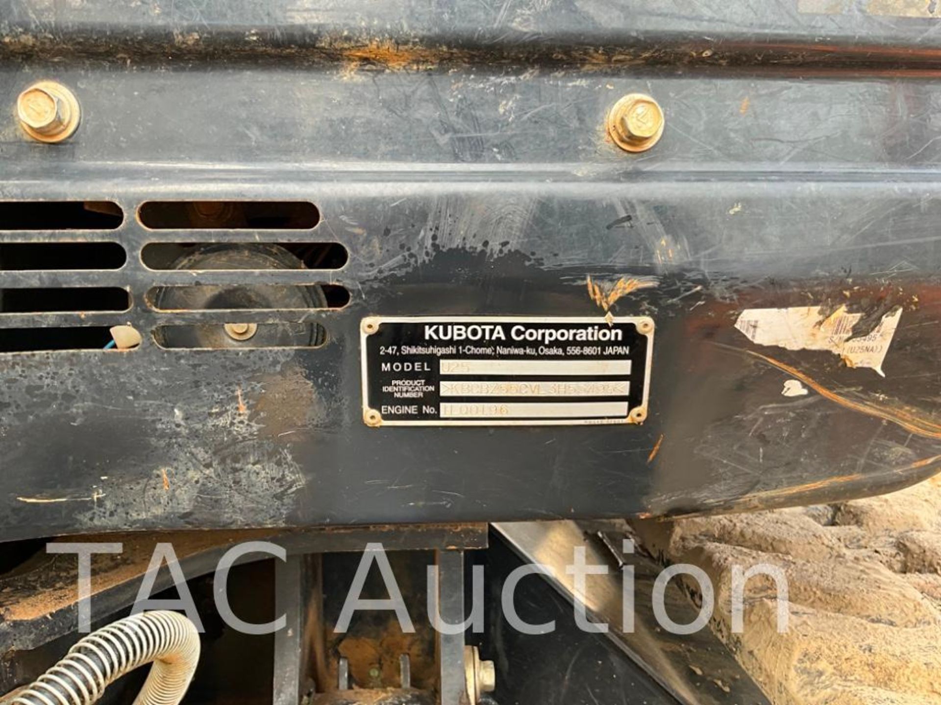 2019 Kubota U25 Mini Excavator - Image 12 of 12