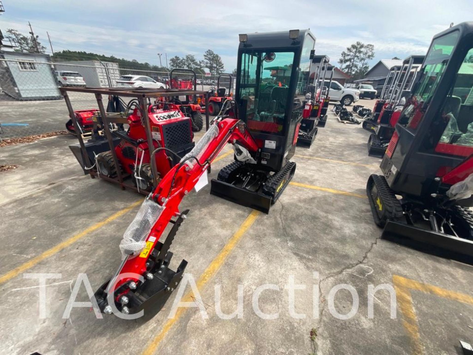 New MIVA VA13C Enclosed Cab Mini Excavator