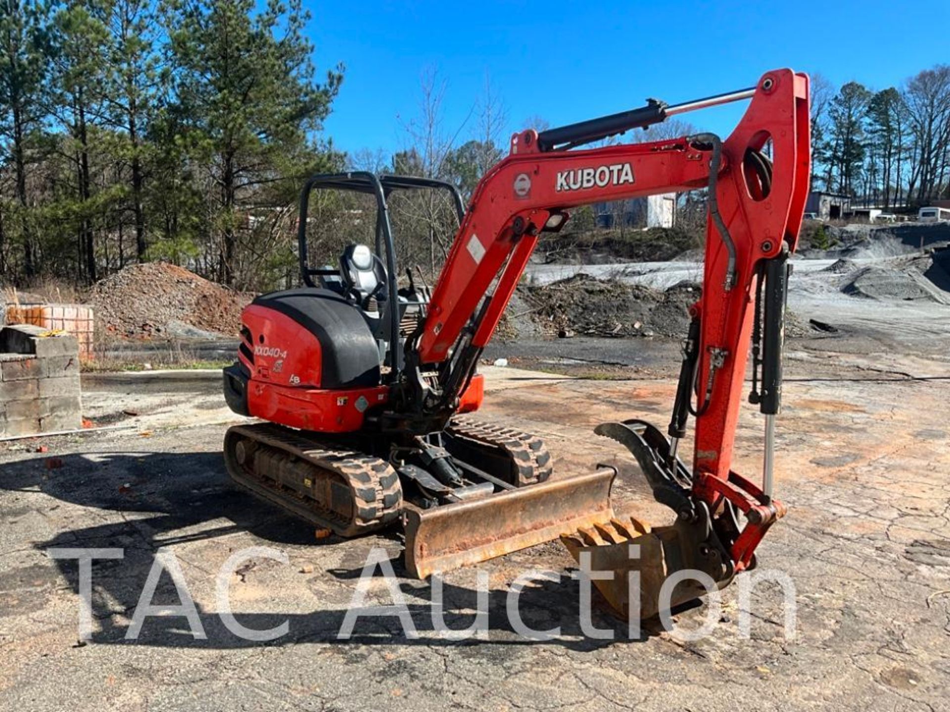 2017 Kubota KX040-4 Mini Excavator - Image 7 of 25