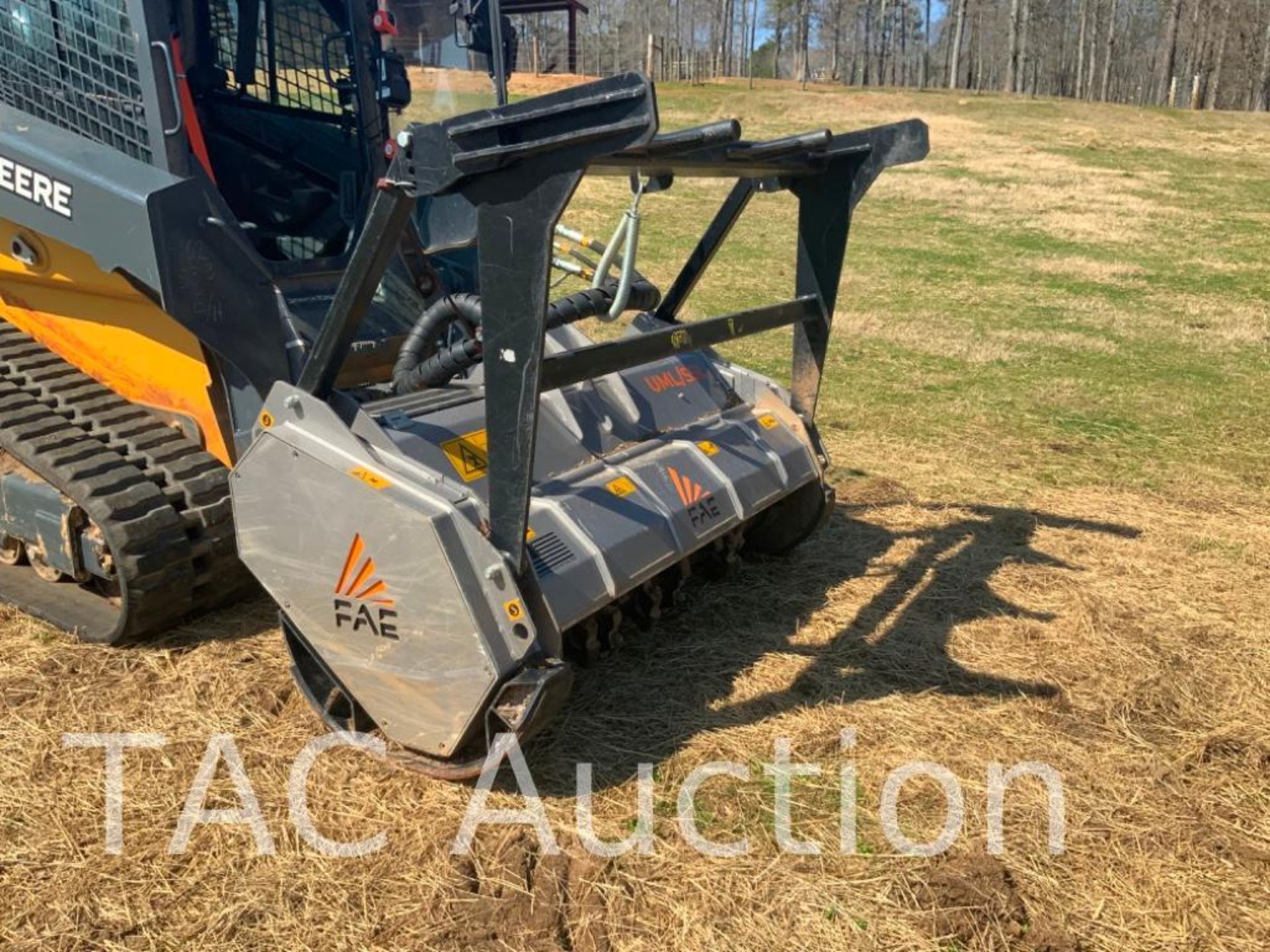 2021 John Deere 333G Skid Steer W/ FAE Mulch Head - Image 43 of 56