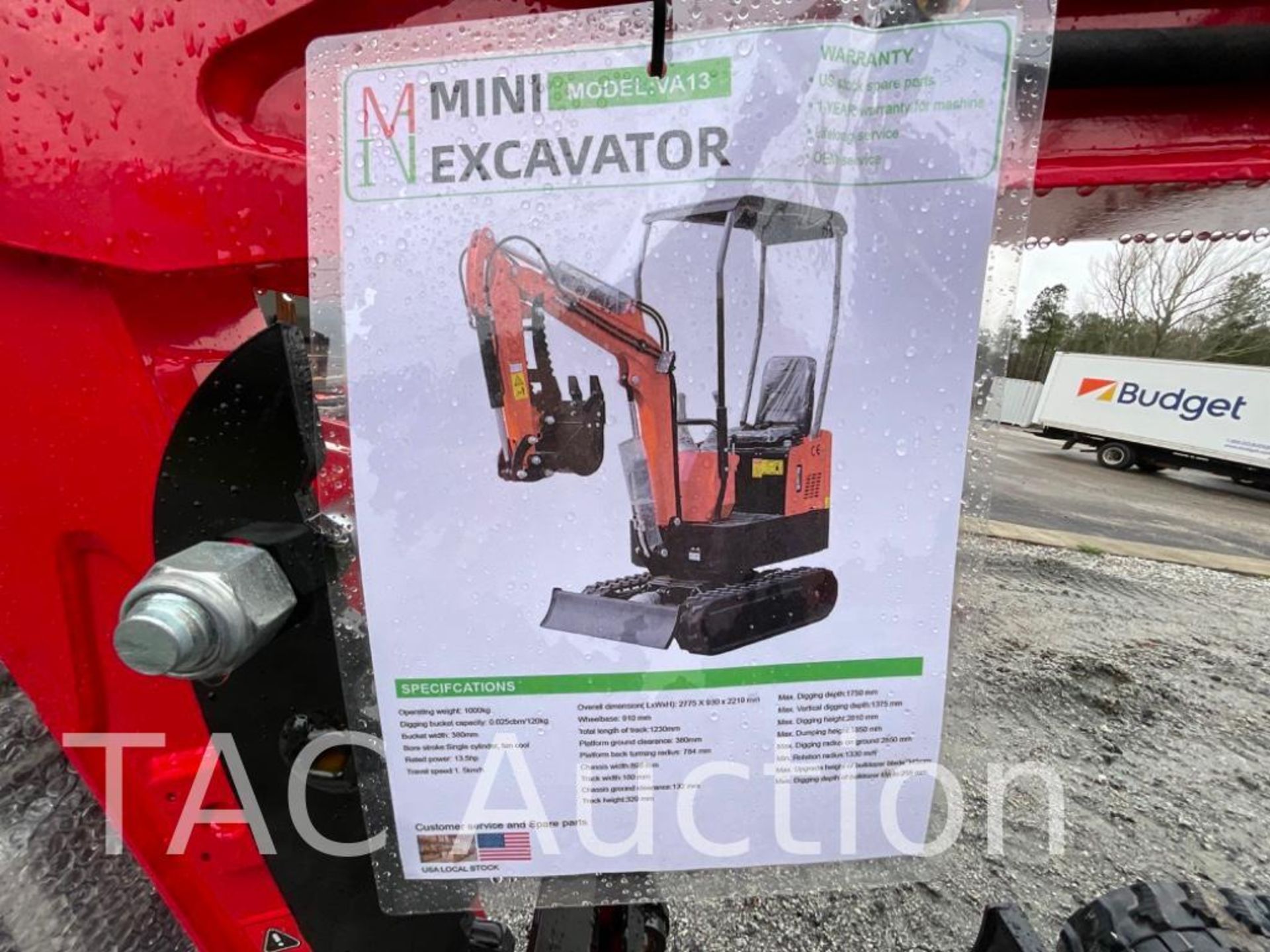 New MIVA VA13 Mini Excavator - Image 9 of 19