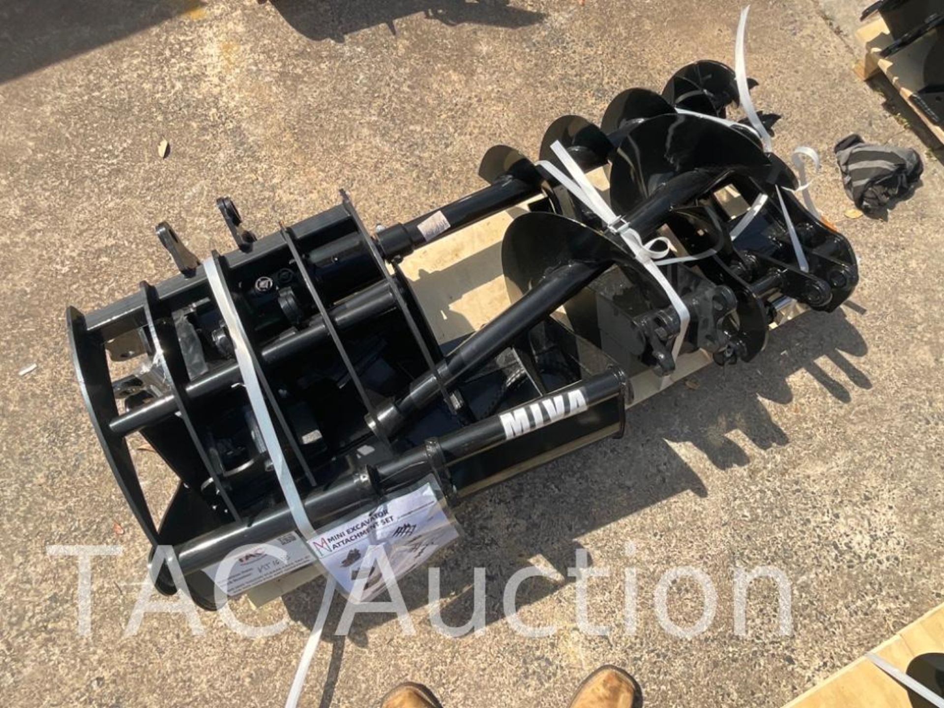 New (9) Piece Mini Excavator Attachment Set​​​​​​​ - Image 2 of 4