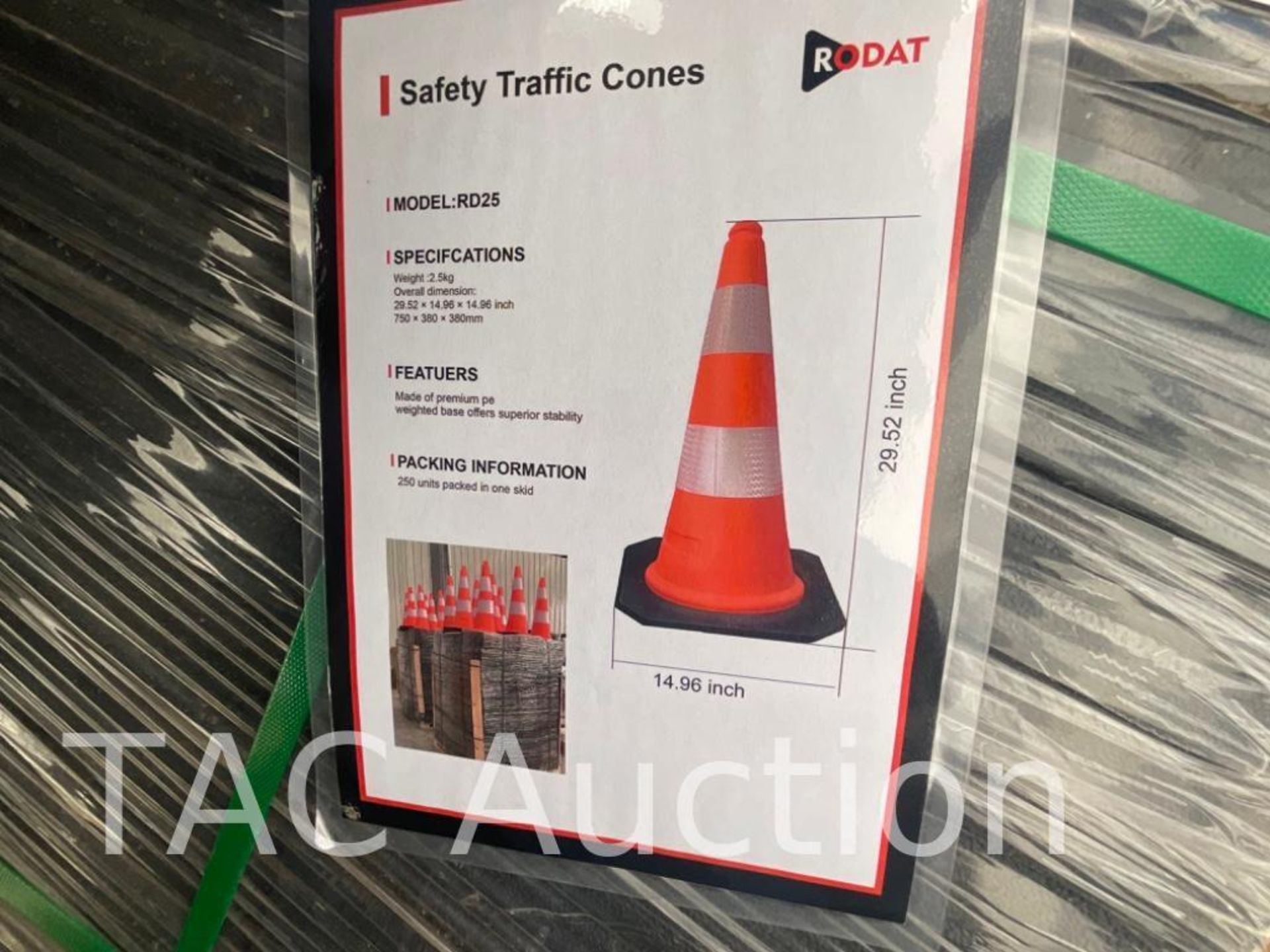 New (250 count) Pallet Of Traffic Cones