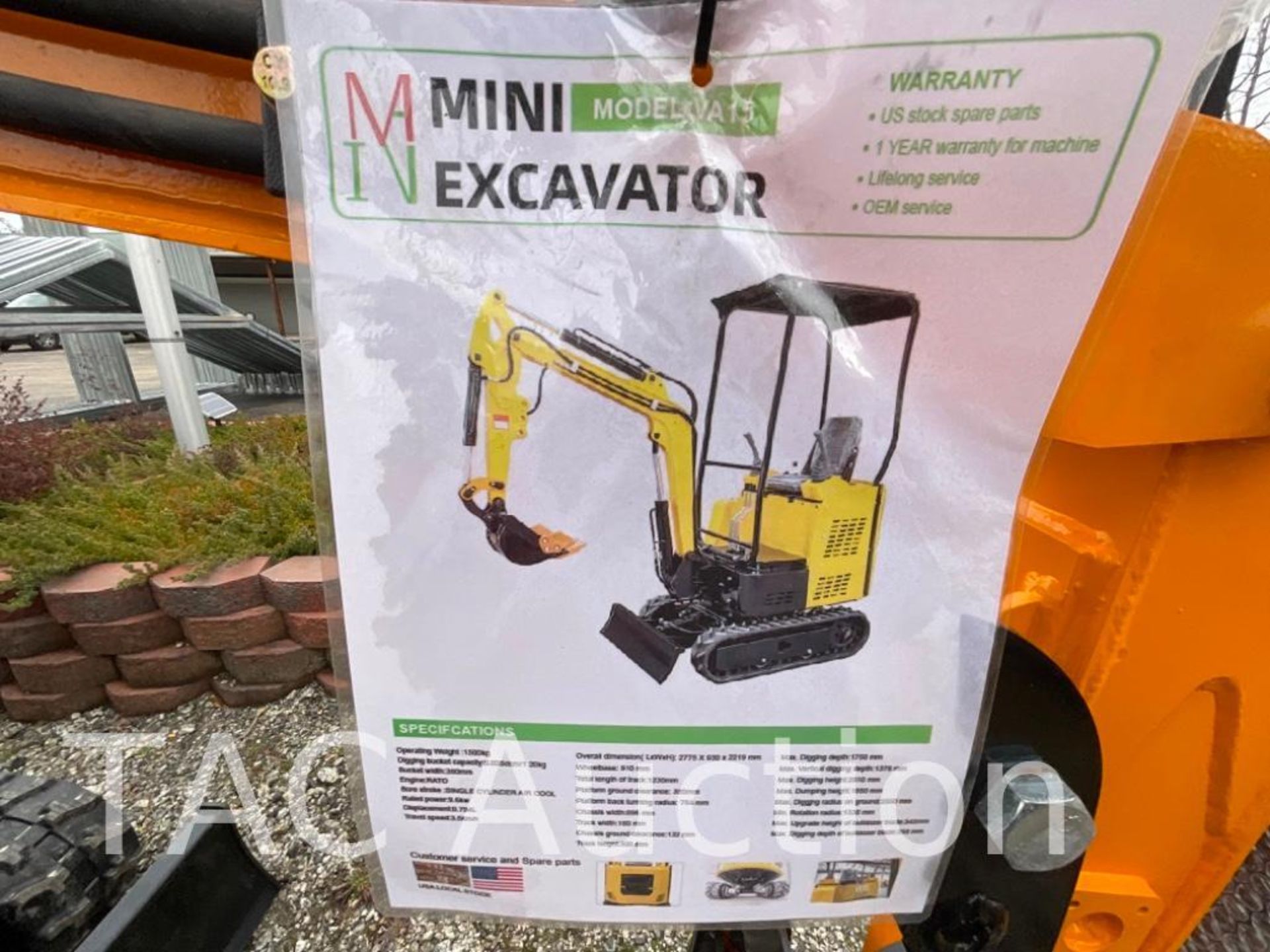 New 2023 MIVA Mini Excavator - Image 21 of 23