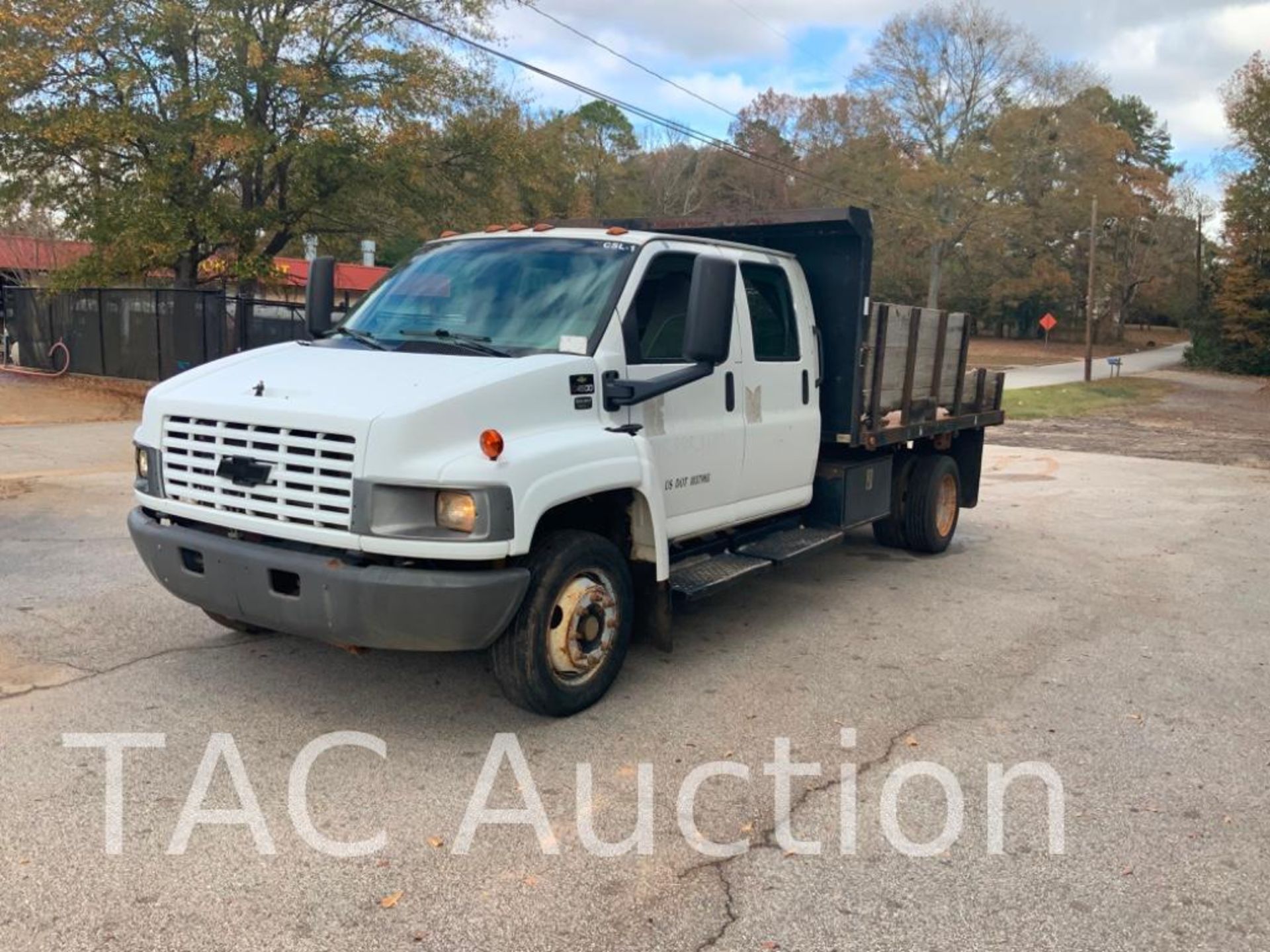 2004 Chevrolet C4500 Crew Cab Flatbed Dump Truck