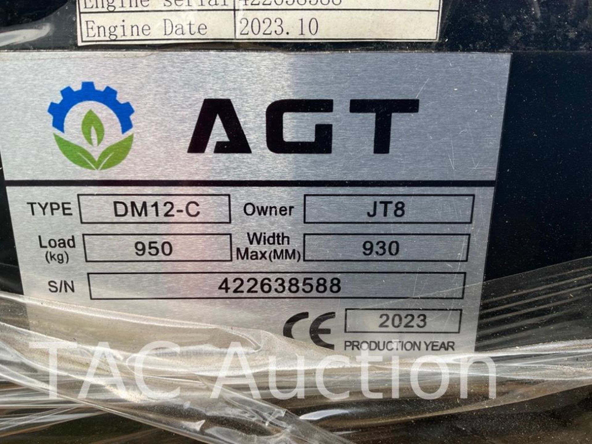 New AGT DM12-C Mini Excavator - Image 15 of 16