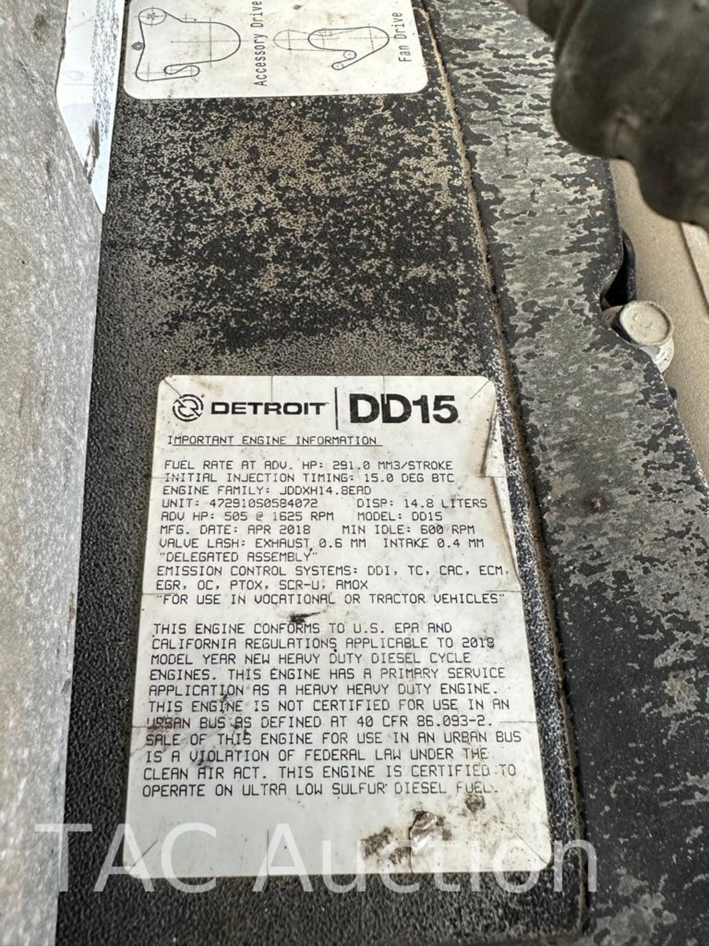 Detroit DD15 Diesel Engine - Image 4 of 4