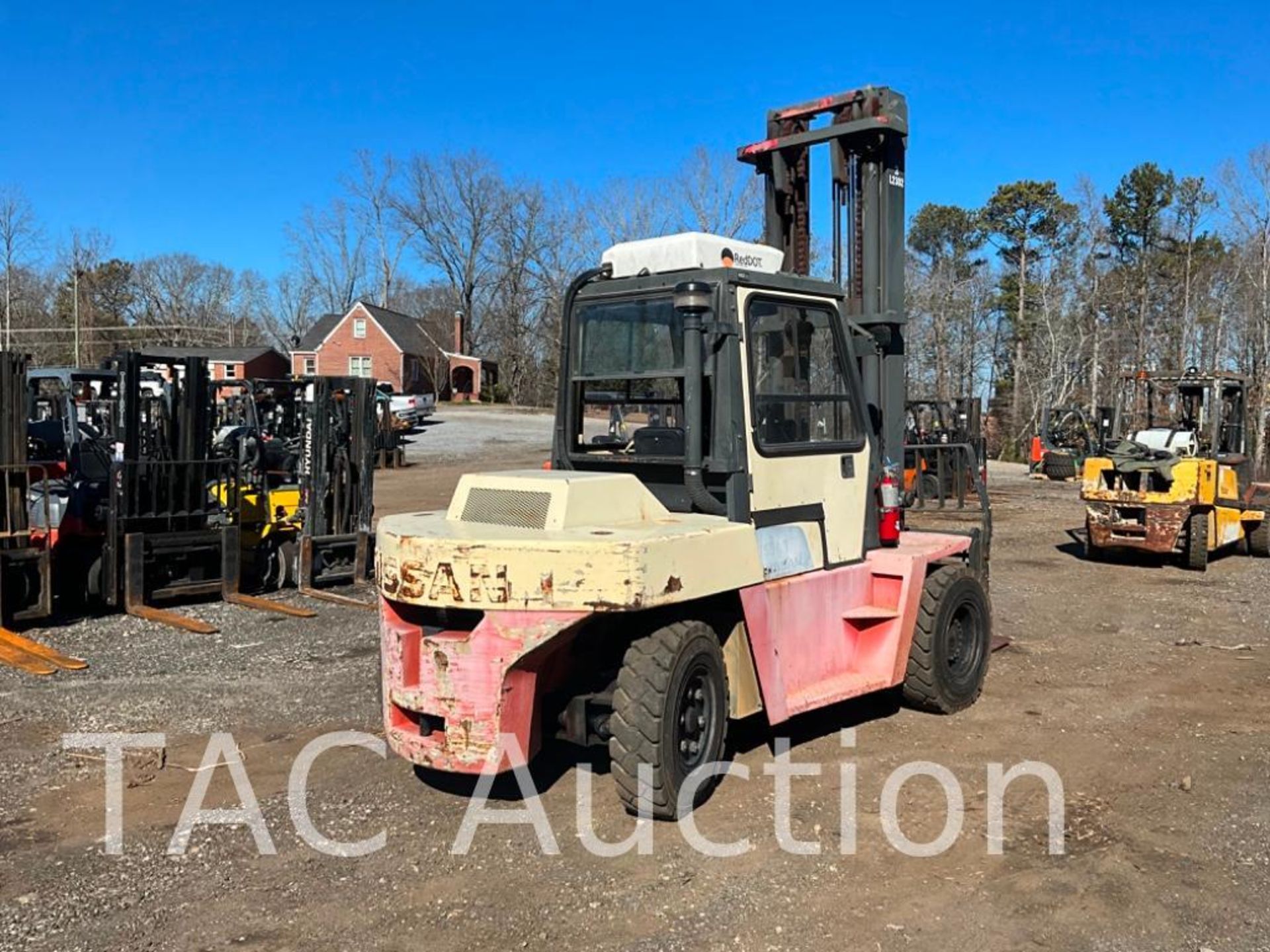 1998 Nissan VF05H70V 15,500lb Diesel Forklift - Image 5 of 30