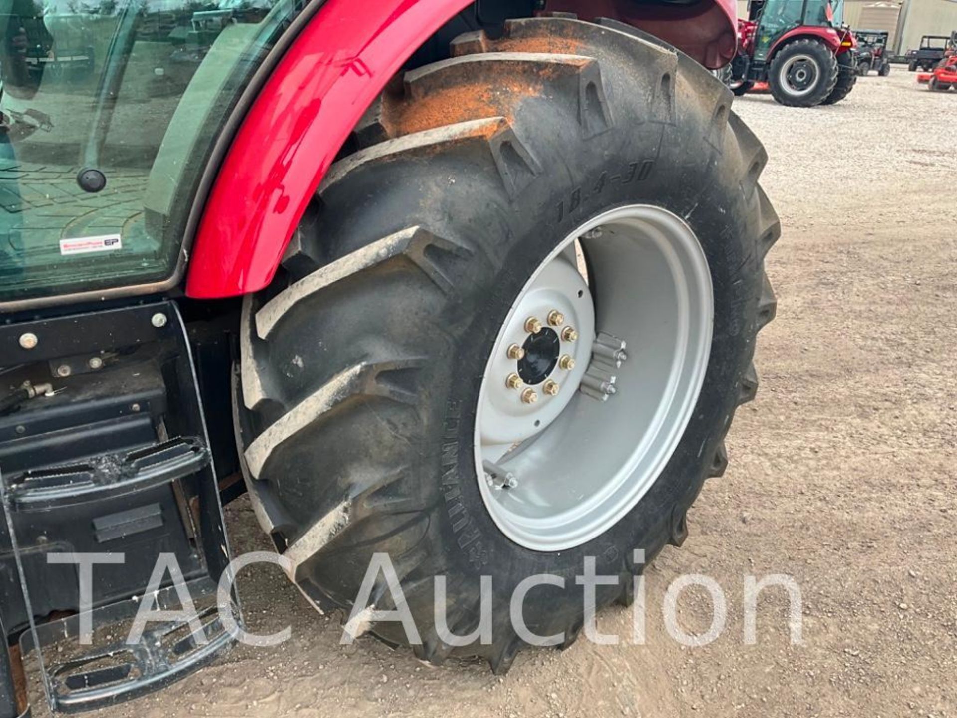 2021 CASE 105A 4x4 Enclosed Cab Tractor W/ Front End Loader - Image 10 of 37