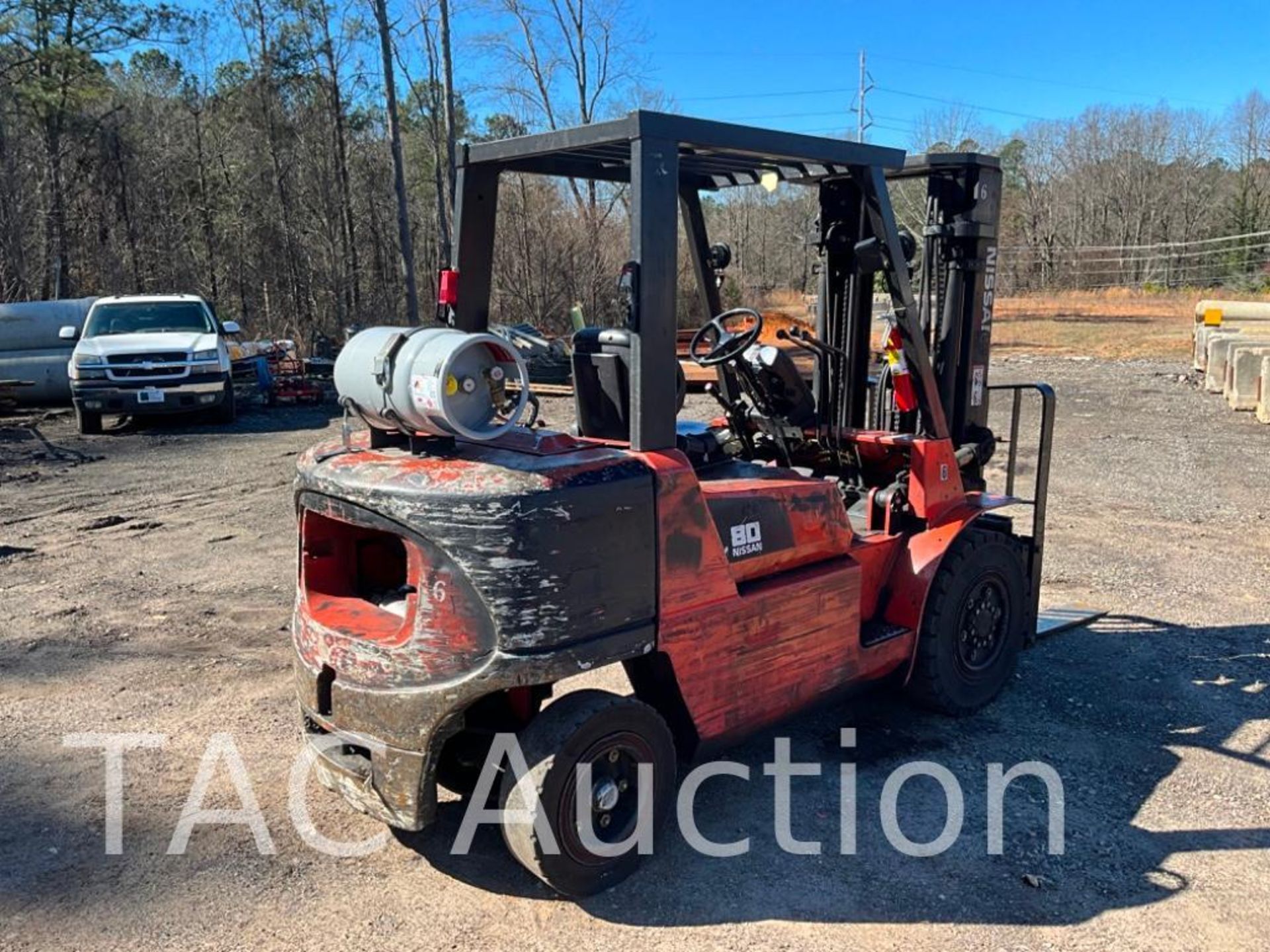 2006 Nissan F04B40V 8000lb Forklift - Image 5 of 29