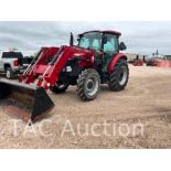 2021 CASE 75C 4x4 Enclosed Cab Tractor W/ Front End Loader