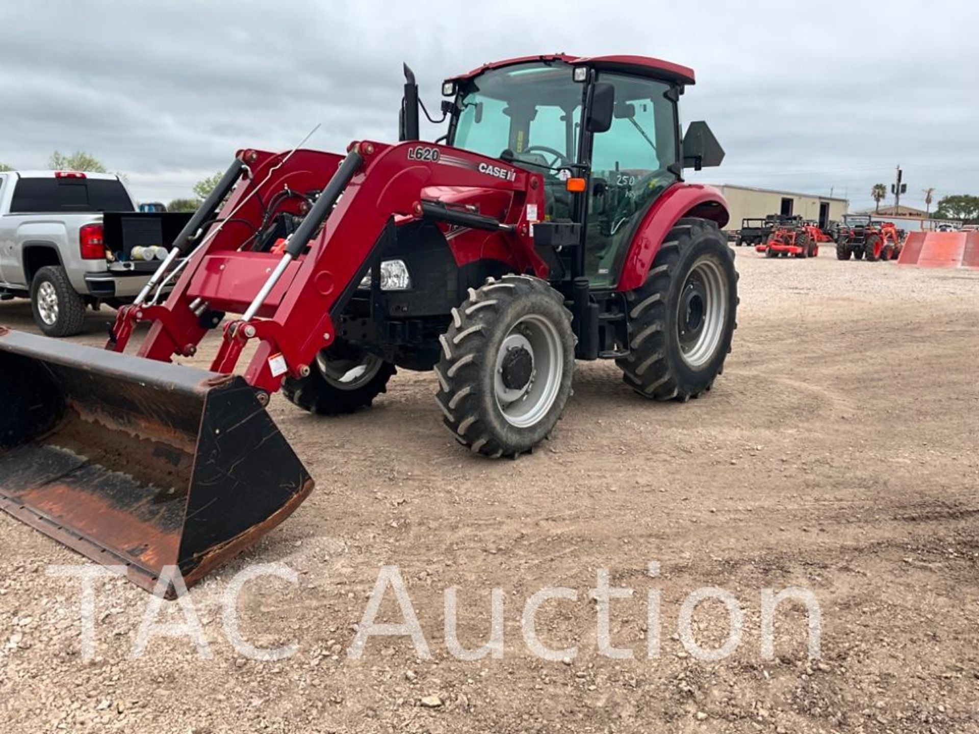 2021 CASE 75C 4x4 Enclosed Cab Tractor W/ Front End Loader