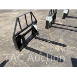 New Skid Steer Fork Attachment W/ 48in Forks