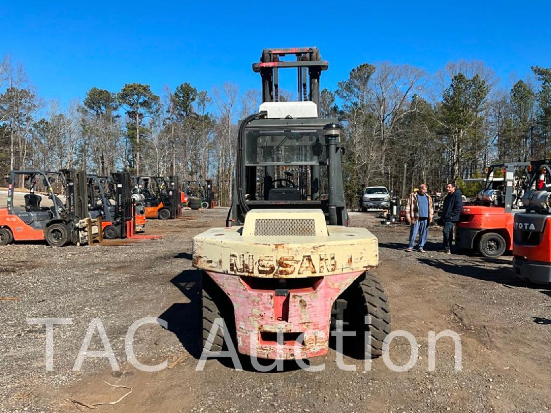 1998 Nissan VF05H70V 15,500lb Diesel Forklift - Image 4 of 30